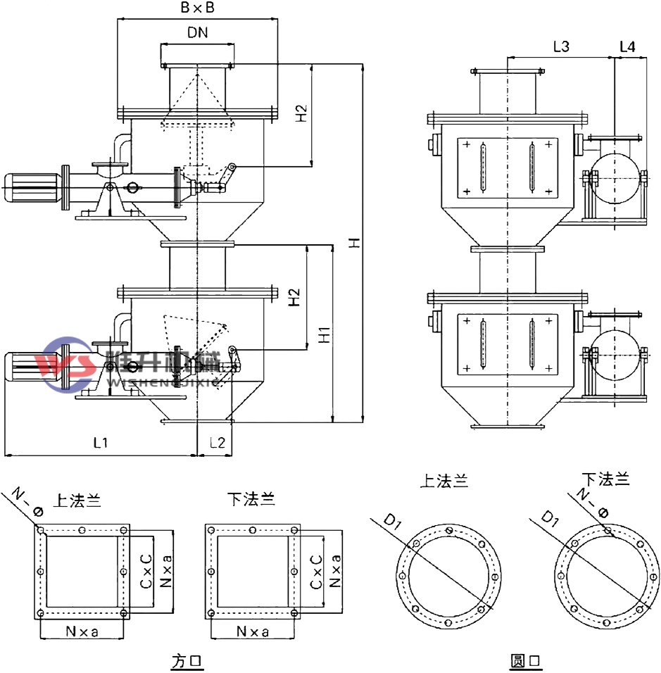 電液動(dòng)錐形雙層卸灰閥 電液動(dòng)錐形雙層卸灰閥
